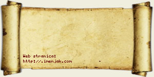 Danijela Strinić vizit kartica